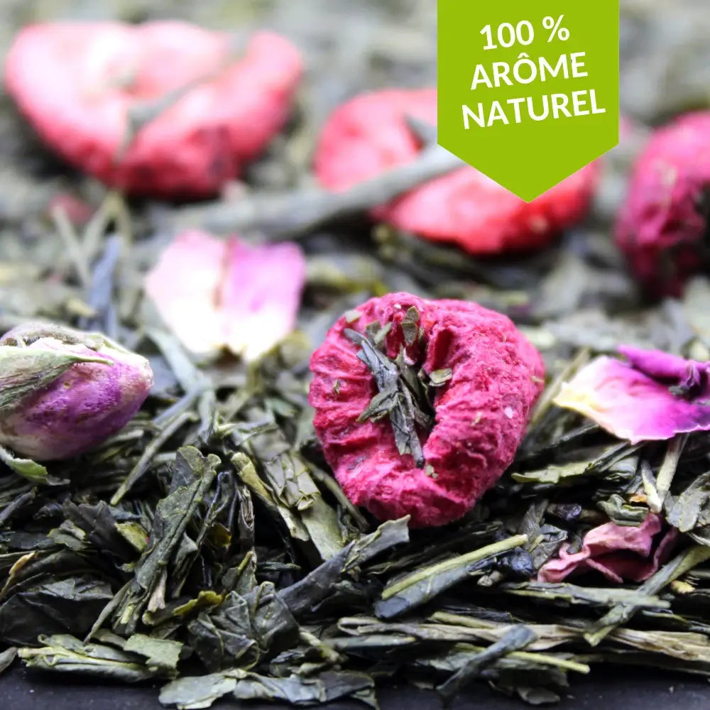 Thé vert Fraise Framboise