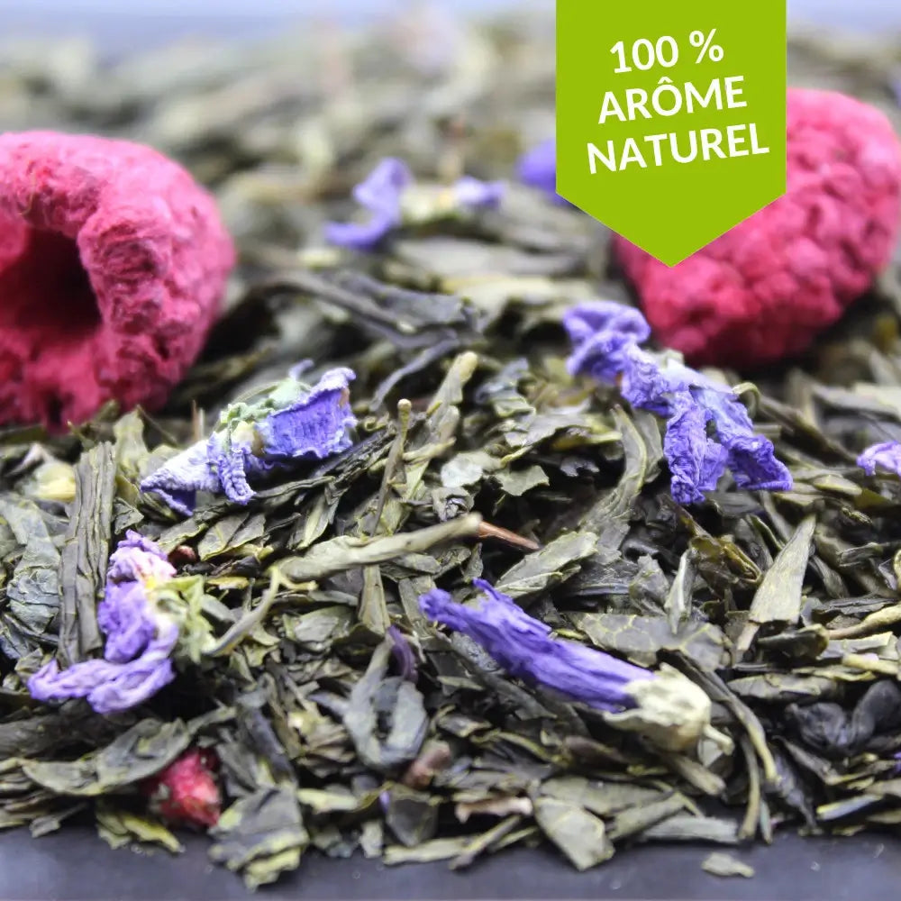 Thé vert Violette Framboise