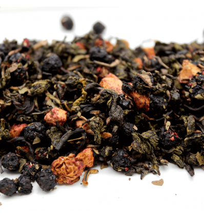 Thé glacé milky oolong myrtille myrte vanille