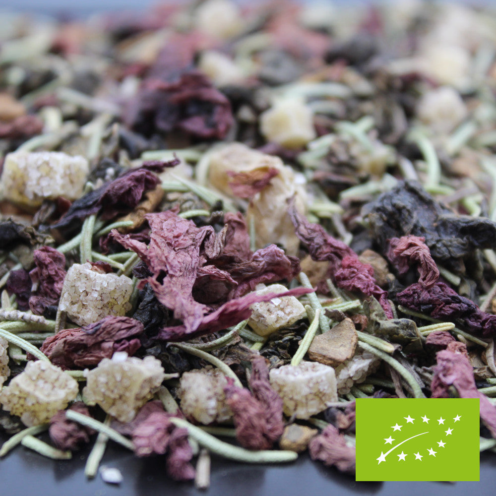 Infusion En grosses chaussettes sous le plaid BIO*